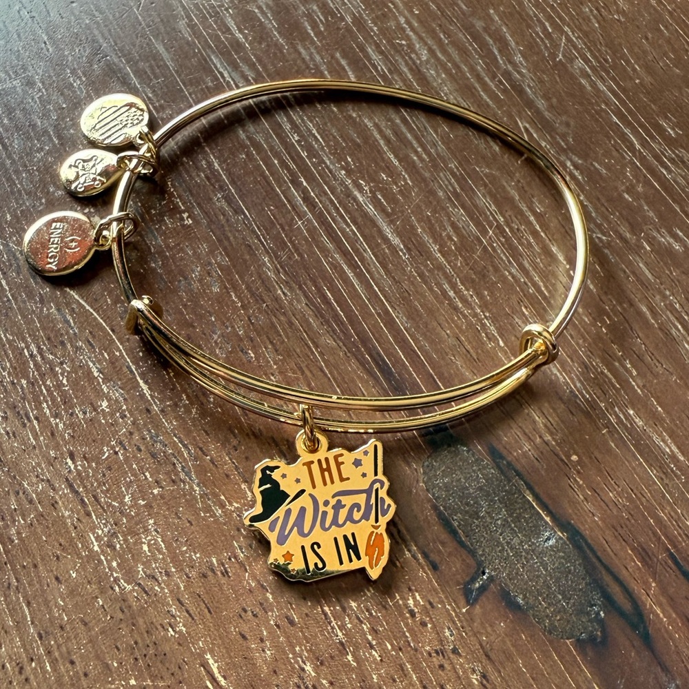 The Witch is in Halloween Alex and Ani bangle
